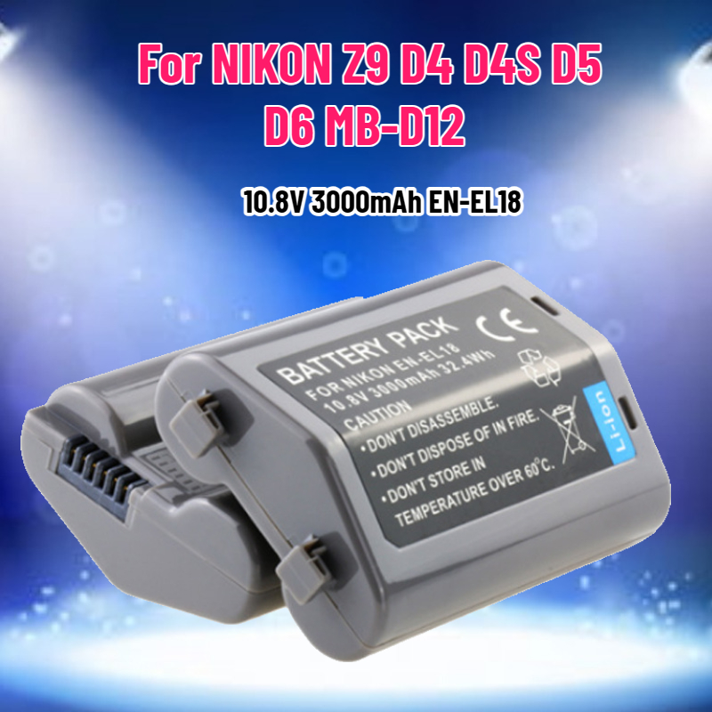 Drone - 10.8V 3000mAh EN-EL18 EN-EL18A EN-EL18B BATTERY