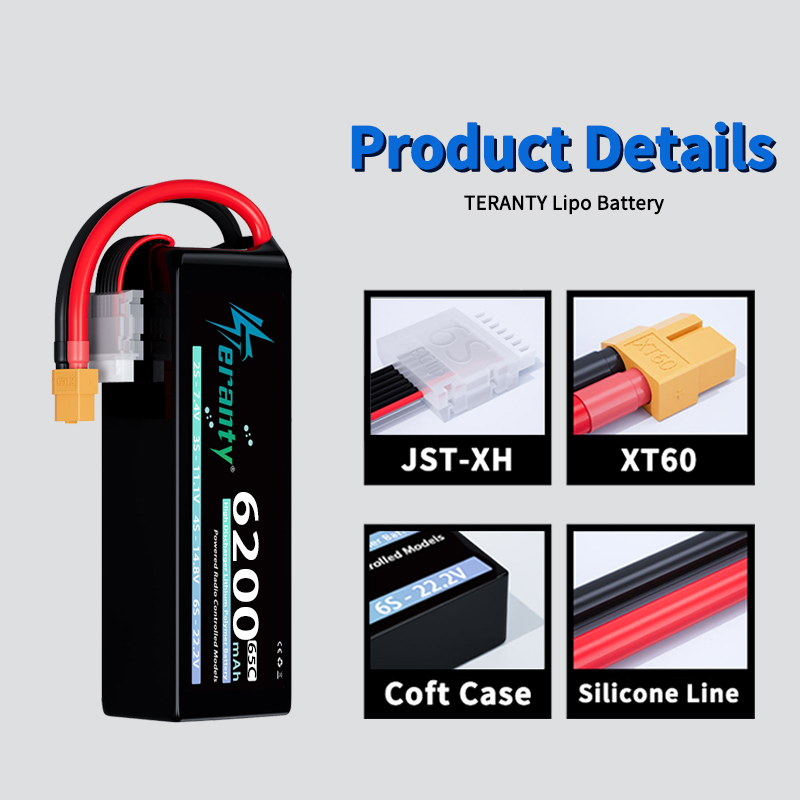 TERANTY 6S 6200mAh Lipo Batter - Lipo Battery 6S recension och pris