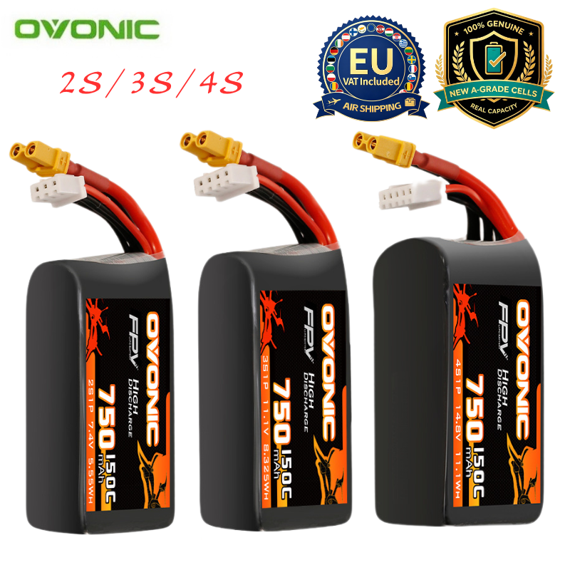 HOT OVONIC 150C 750mAh 7.4V/11 - Lipo Battery 4S recension och pris
