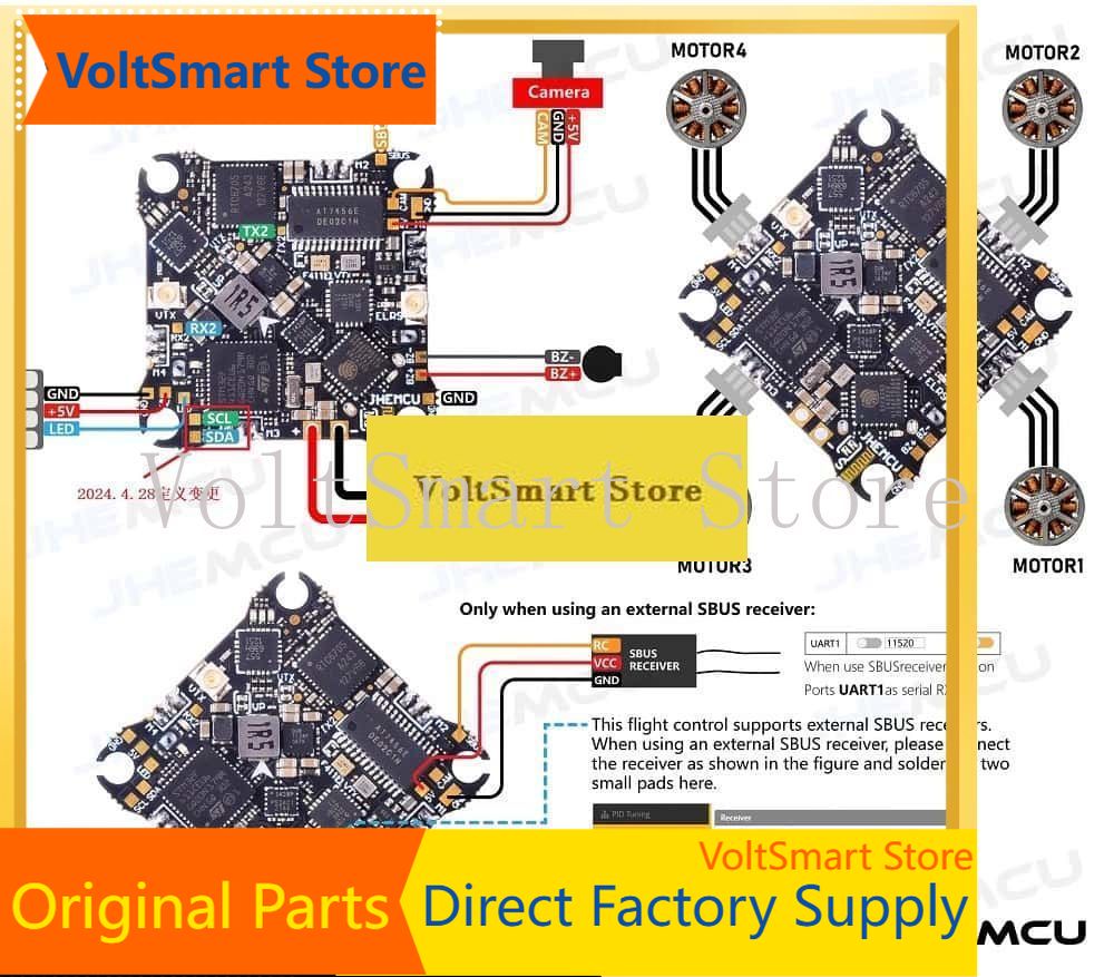 VoltSJHEMCU G474ELVTX F411 ELV - Betaflight Fc recension och pris
