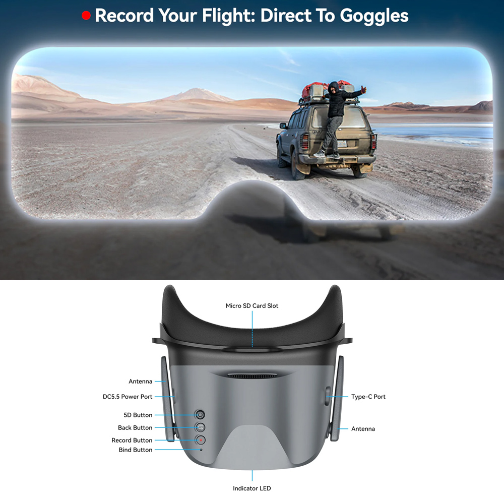 BETAFPV VR04 FPV Goggles HD Pr - Goggles Fpv recension och pris