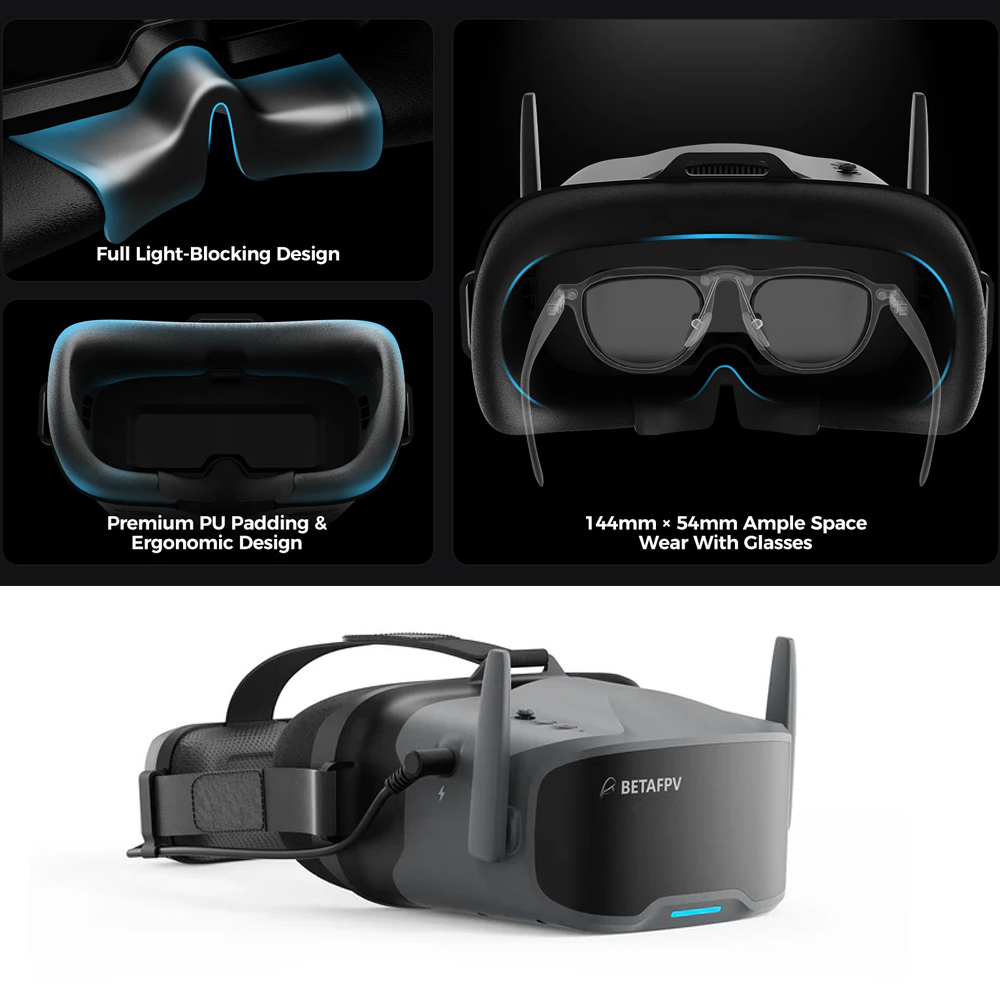BETAFPV VR04 FPV Goggles HD Pr - Goggles Fpv recension och pris