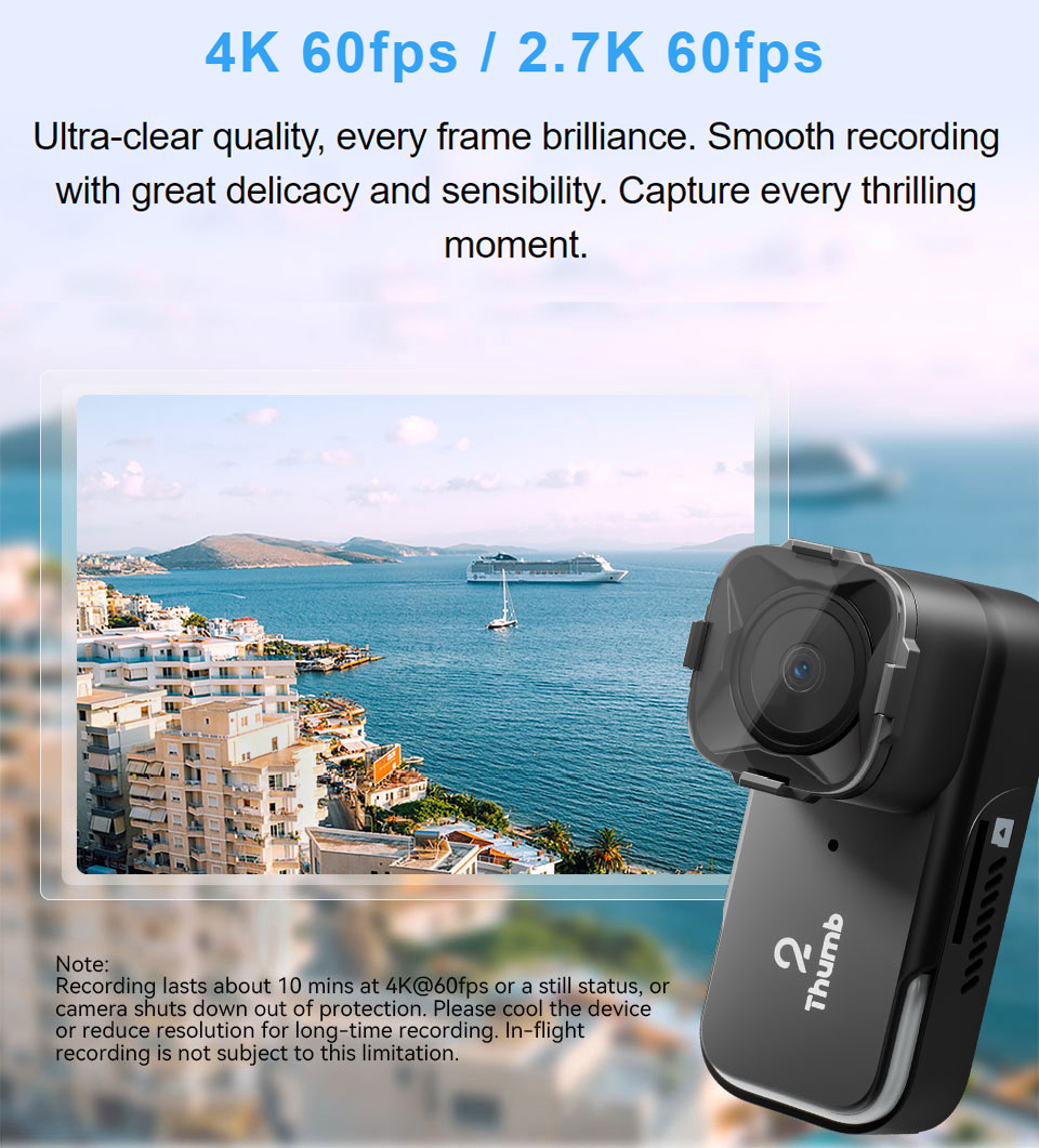 New Version RunCam Thumb 2 4K  - Runcam Camera recension och pris