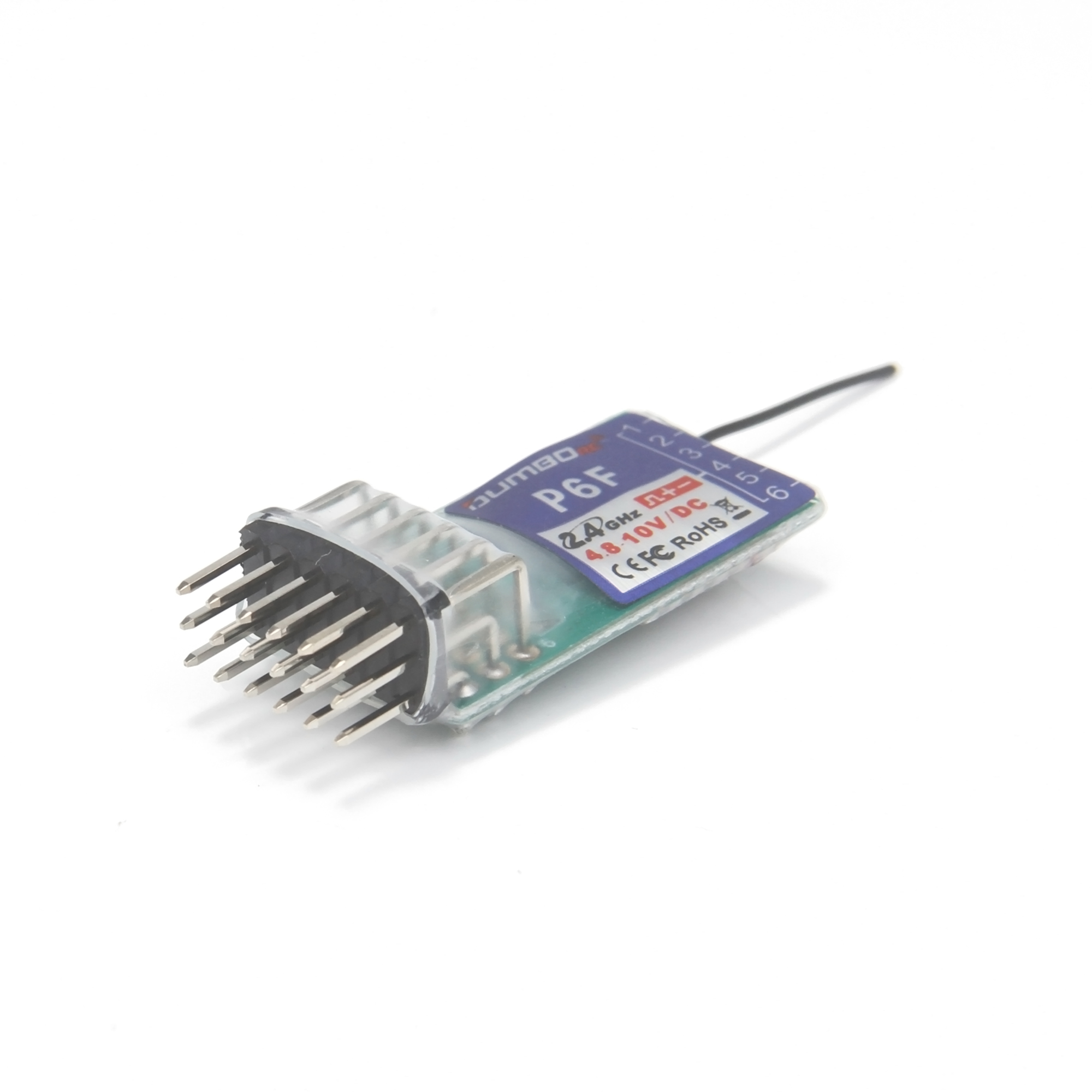 DUMBORC P6F Mini Receiver 6CH  - Radio Transmitter 2.4Ghz recension och pris