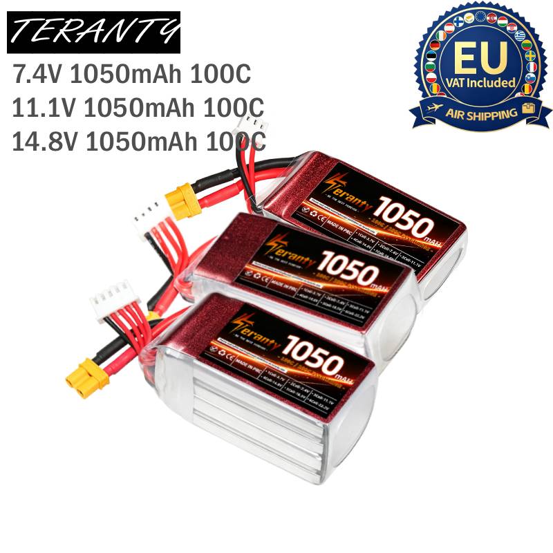 2PCS 1050mAh 2S 3S 4S RC Lipo  - Lipo Battery 4S recension och pris