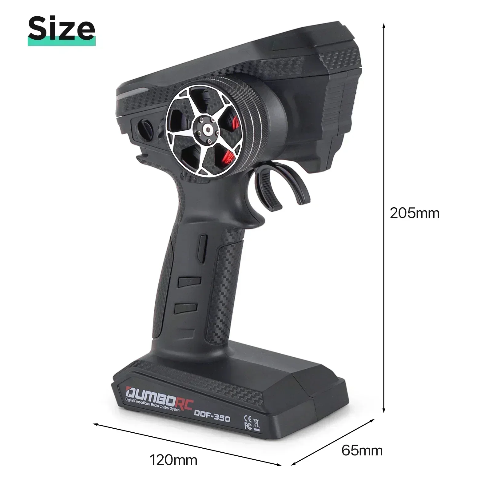 DUMBORC 10CH DDF-350 RC Remote - Radio Transmitter 2.4Ghz recension och pris