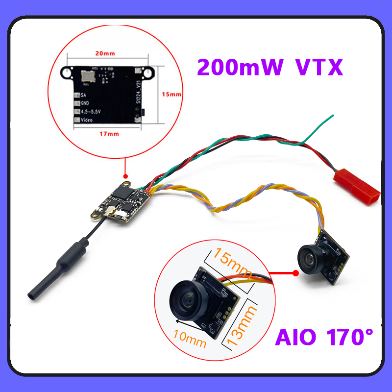 SLONWAKE 5.8G 1200TVL FPV Came - Mini Drone recension och pris