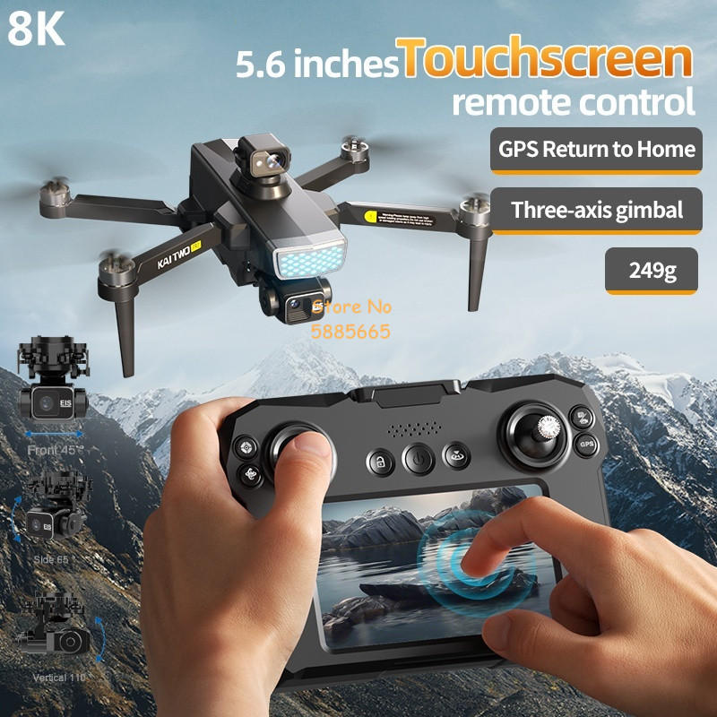 8K ESC 3 Axis Gimbal 5.6In Tou - 4 In 1 Esc recension och pris