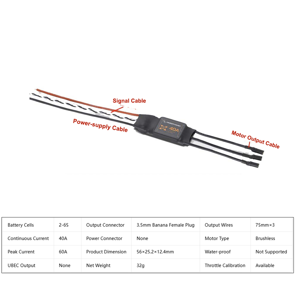 Hobbywing XRotor 40A Brushless - 4 In 1 Esc recension och pris
