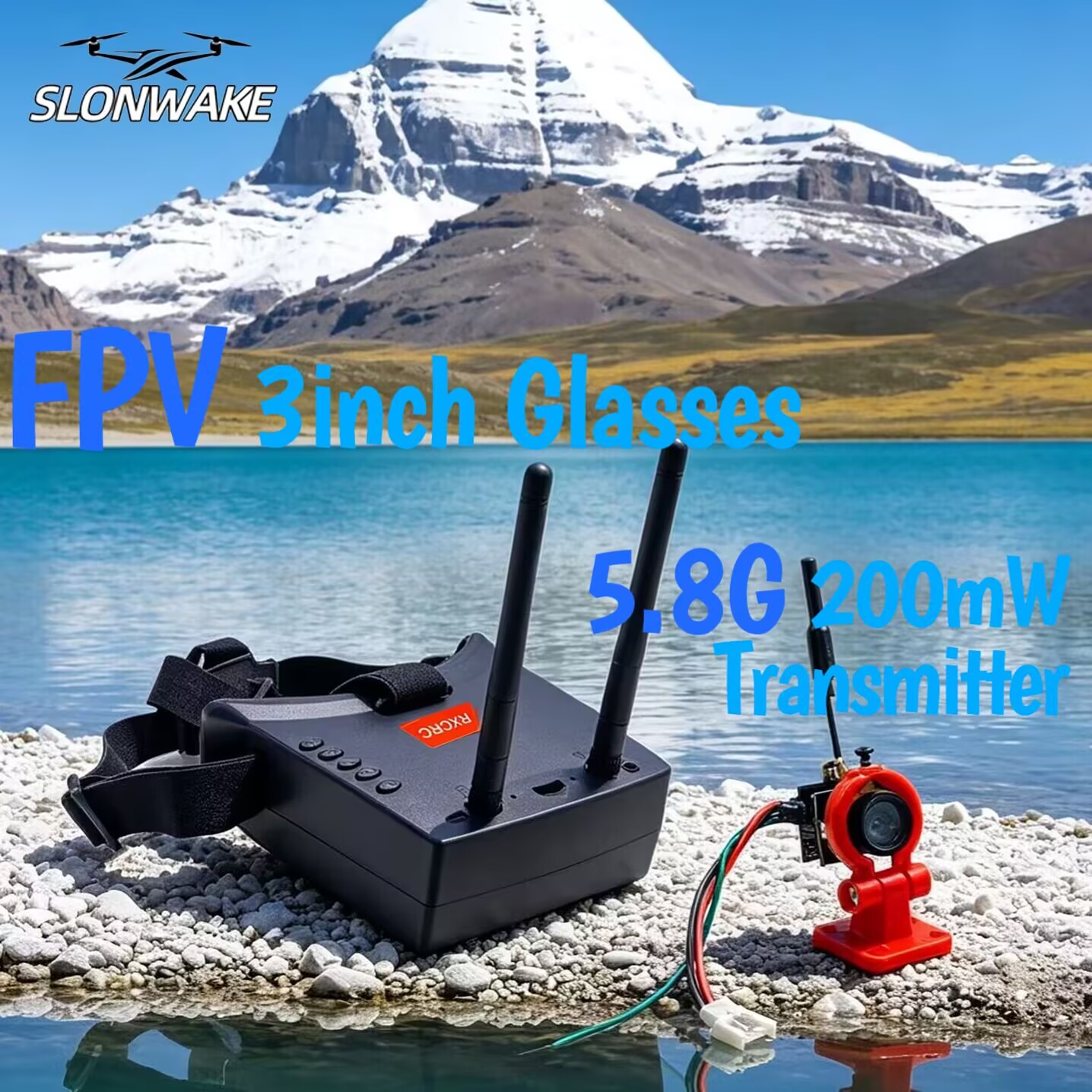 SLONWAKE 5.8G Analog VTX Trans - Analog Fpv Camera recension och pris