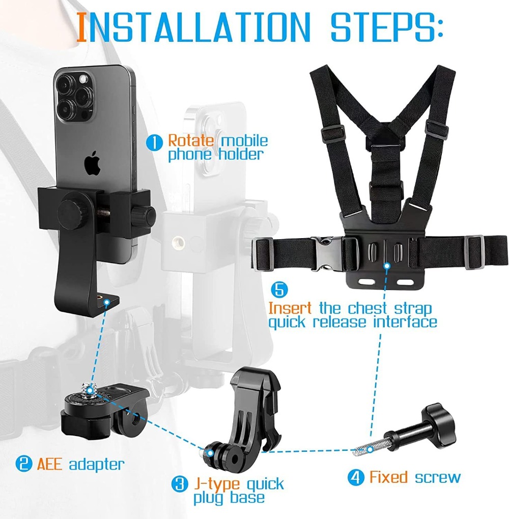 1 Set Adjustable Phone Clip Ho - Runcam Camera recension och pris