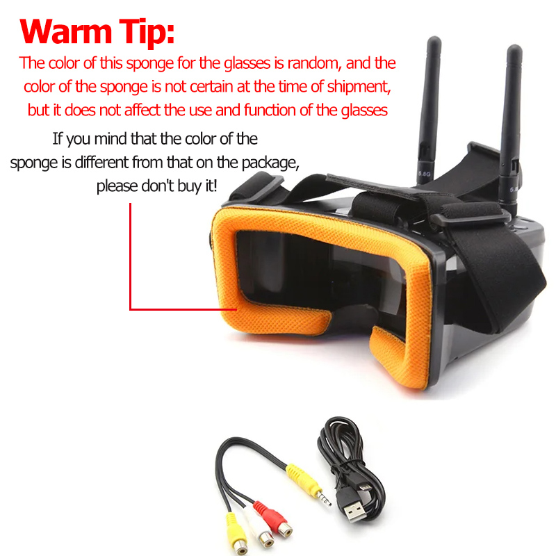 VR009 FPV Video Goggles 3Inch  - Goggles Fpv recension och pris