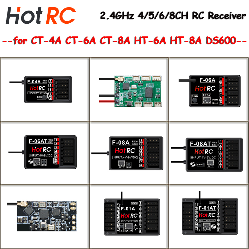 HOTRC 2.4Ghz Receivers F-01A F - Radio Transmitter 2.4Ghz recension och pris