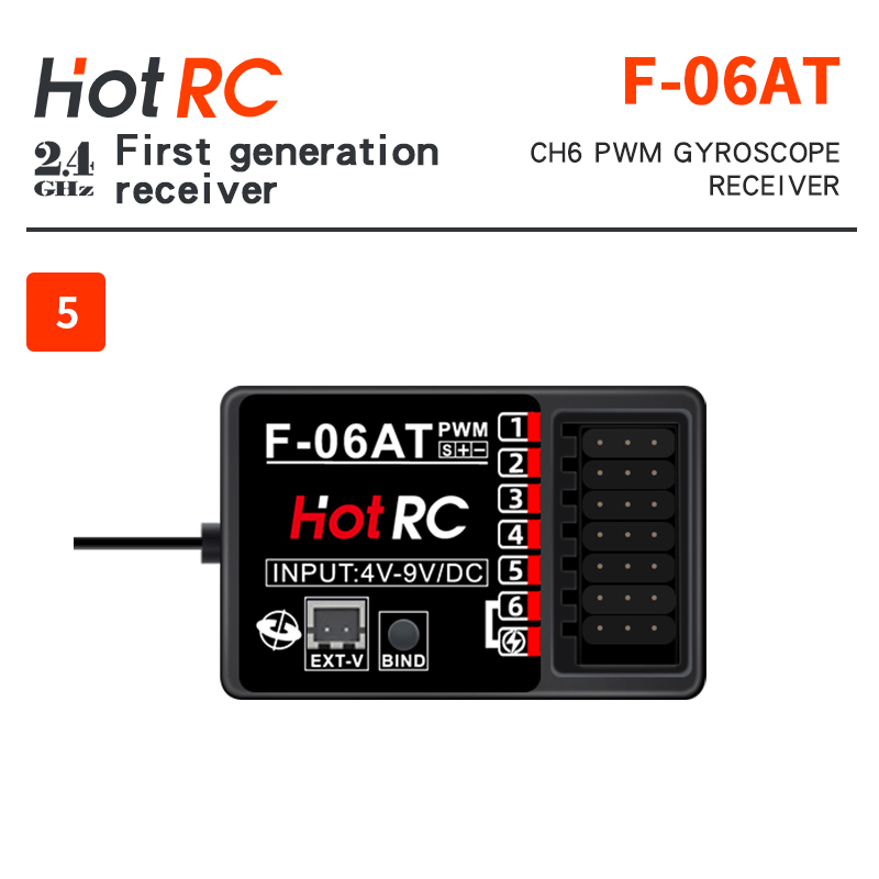 HOTRC 2.4Ghz Receivers F-01A F - Radio Transmitter 2.4Ghz recension och pris